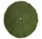 Pyöreä pyyheliina vihreä avattuna