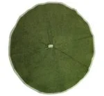 Pyöreä pyyheliina vihreä avattuna